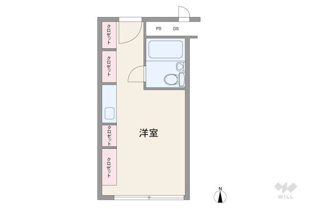東カン名古屋キャステール:間取り図面