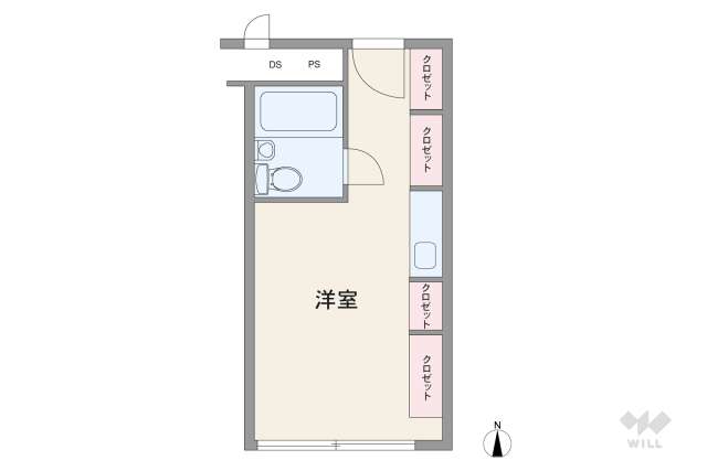 東カン名古屋キャステール:間取り図面