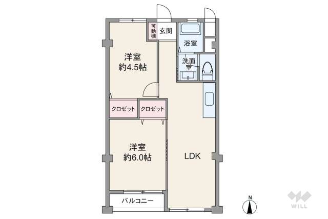 桜ケ丘コーポラス:間取り図面