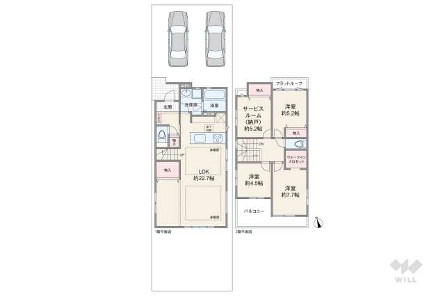 名古屋市緑区浦里5丁目 一戸建て:間取り図面