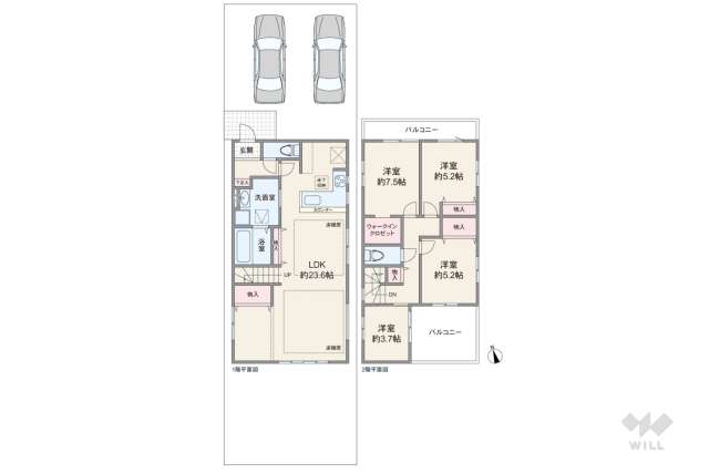 名古屋市緑区浦里5丁目 一戸建て:間取り図面