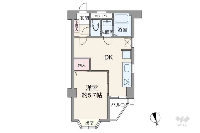 ライオンズマンション西荻南:間取り図面