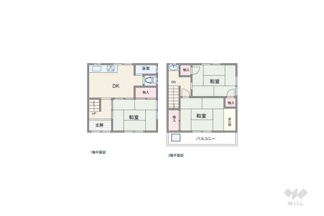 尼崎市南七松町1丁目 テラスハウス:間取り図面