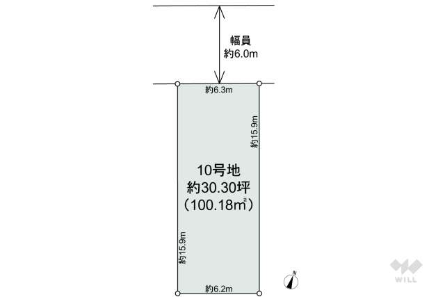 宝塚市安倉中5丁目 土地:間取り図面