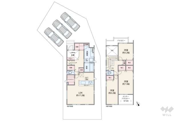 名古屋市名東区高針4丁目 一戸建て:間取り図面