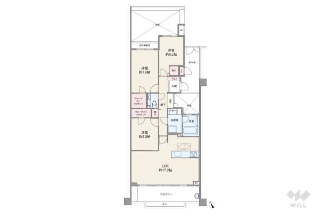 オーベル桜上水:間取り図面