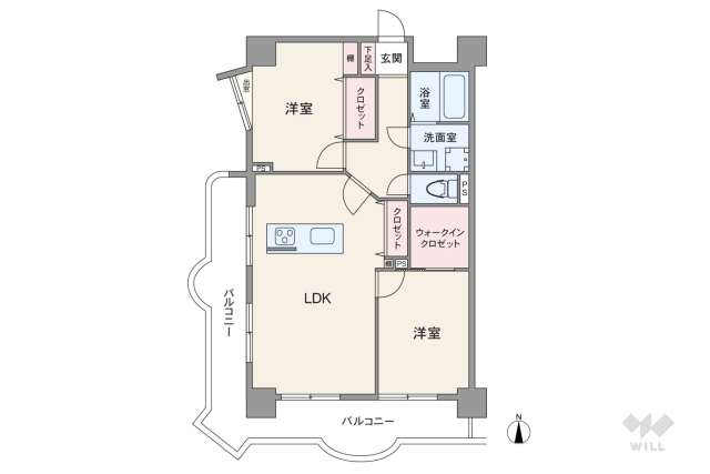 上前津中央マンション:間取り図面