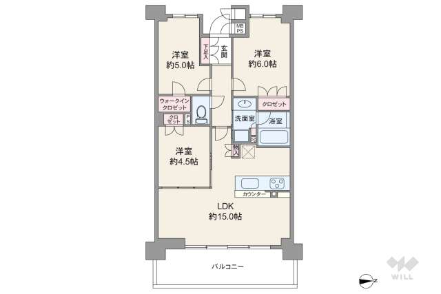 ワコーレ武庫之荘ノースグラン:間取り図面