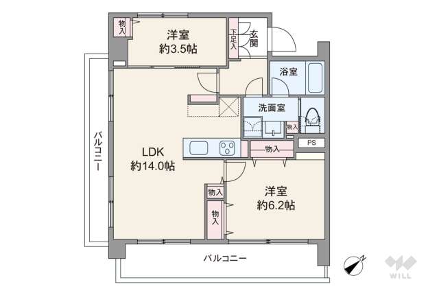 ローヤルハイツのざわ:間取り図面
