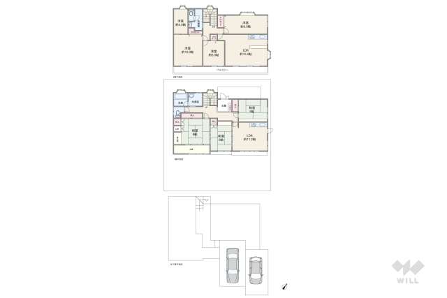 宝塚市中山桜台6丁目 一戸建て:間取り図面