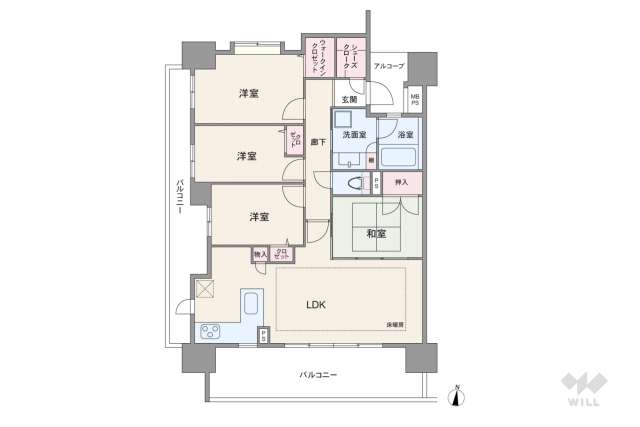 874535Rの間取り図