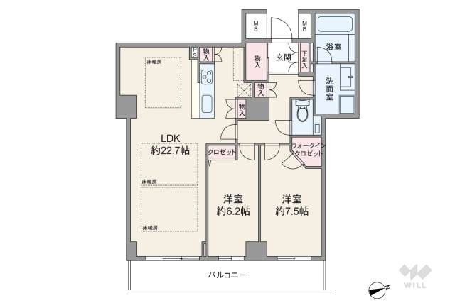 ローレルコート新宿タワー:間取り図面