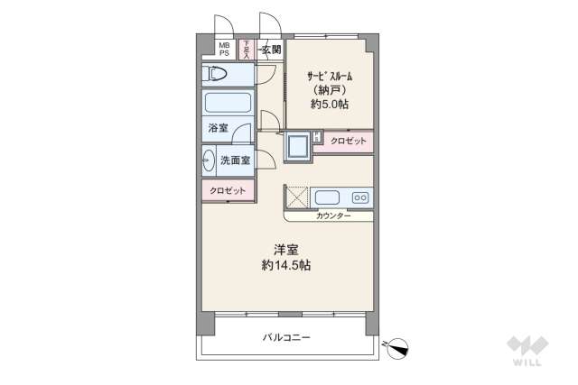 マイキャッスル駒場ヒルズ:間取り図面