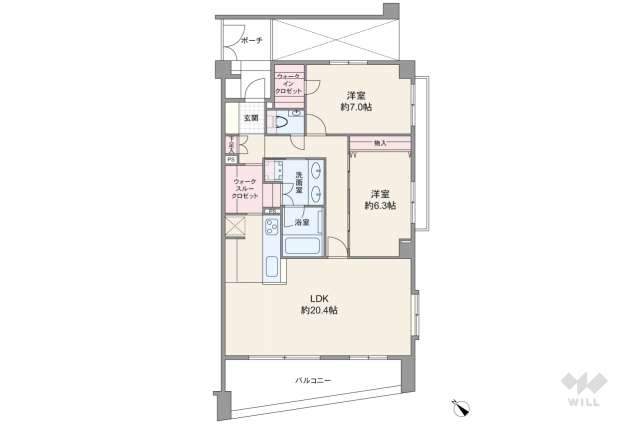 パークハウス代々木上原:間取り図面