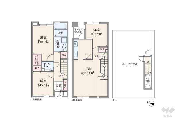 セボンモードグランデ田園調布:間取り図面