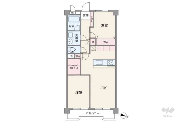 第2北烏山ヒミコマンション:間取り図面