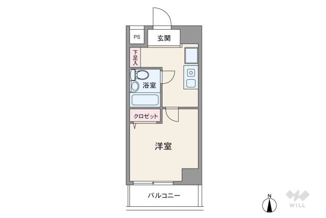 エスリード新大阪:間取り図面