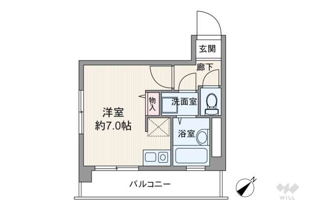 新宿ローヤルコーポ:間取り図面