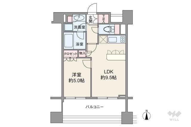 プライア渋谷:間取り図面