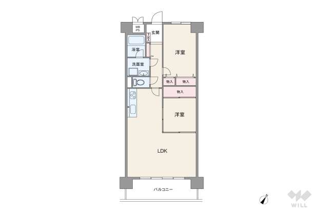 ライオンズマンション杁中ガーデン:間取り図面