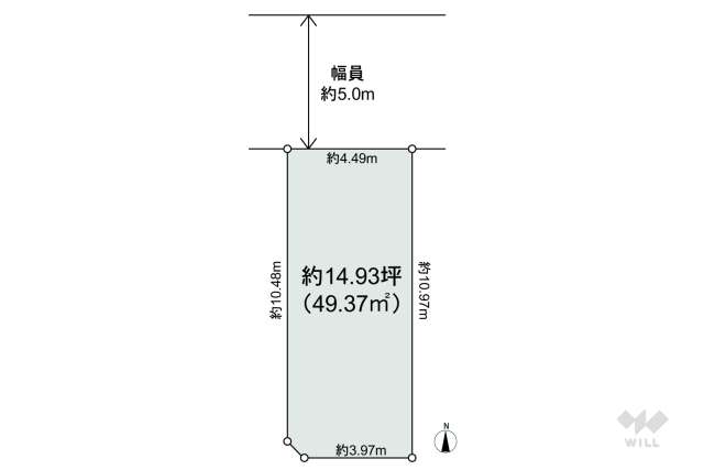尼崎市稲葉荘2丁目 土地:間取り図面