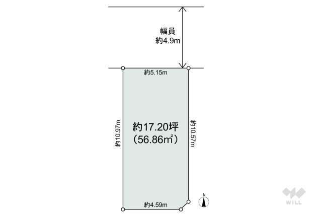 尼崎市稲葉荘2丁目 土地:間取り図面