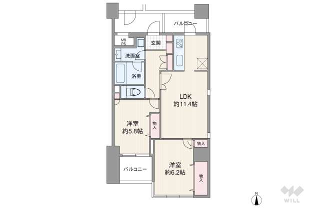 グランドステージ三宿:間取り図面