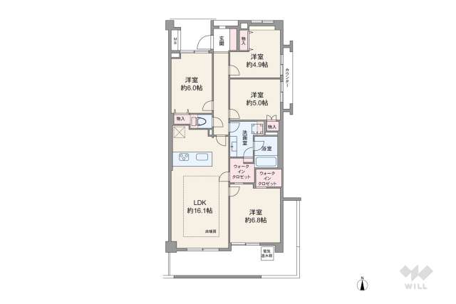 エルザ世田谷ザタワー:間取り図面