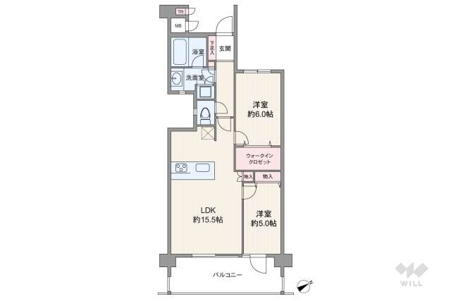 グランウェリス瀬田:間取り図面