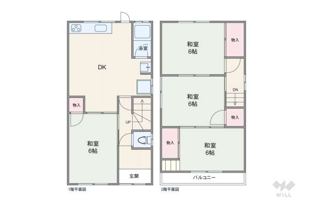 大阪市淀川区三津屋北2丁目 一戸建て:間取り図面