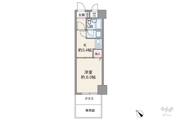 ライオンズマンション川口第11:間取り図面