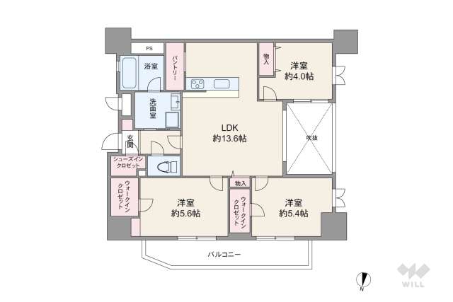 グランシティ蒲田東:間取り図面