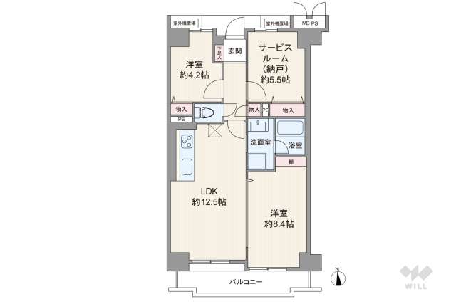 ライオンズマンション城東緑橋:間取り図面