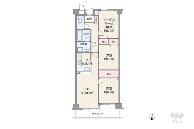 ランドパーク馬事公苑:間取り図面