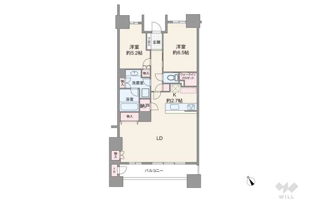 パークホームズ二子玉川ヒルトップ:間取り図面