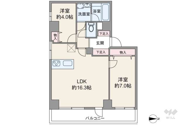 グレイス麻布十番:間取り図面