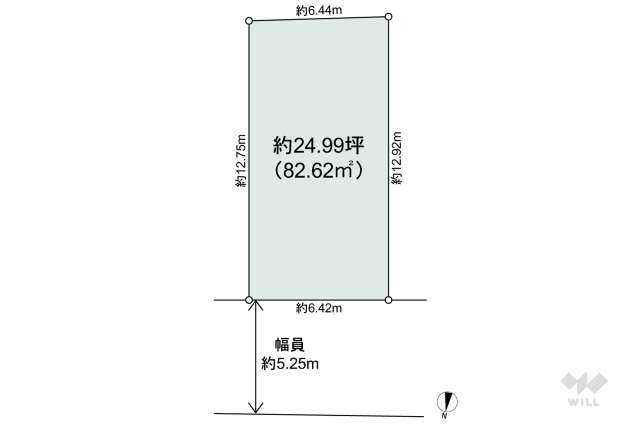 港区南麻布3丁目 土地:間取り図面