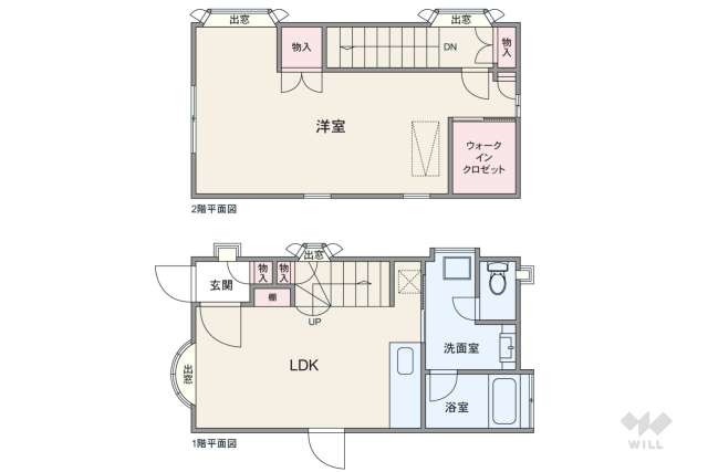 新宿区下落合3丁目 一戸建て:間取り図面