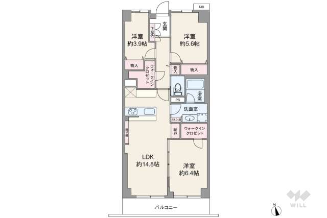 蒲田グリーンパーク:間取り図面