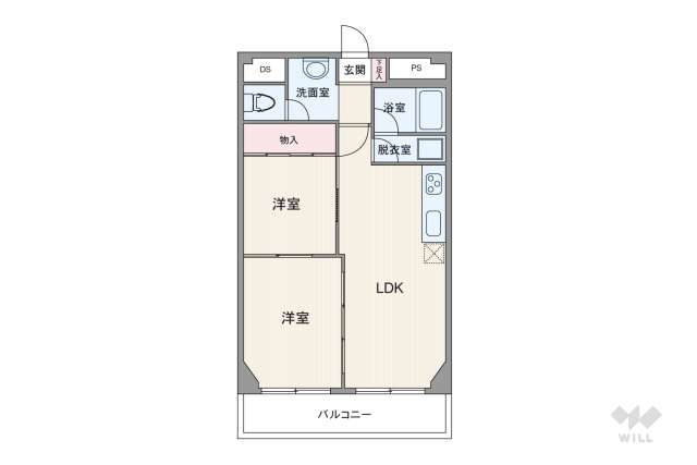 チサンマンション栄:間取り図面