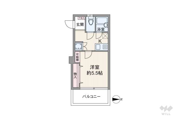 北千束アイレ:間取り図面