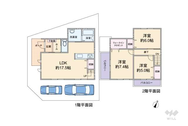 宝塚市安倉西2丁目 一戸建て:間取り図面