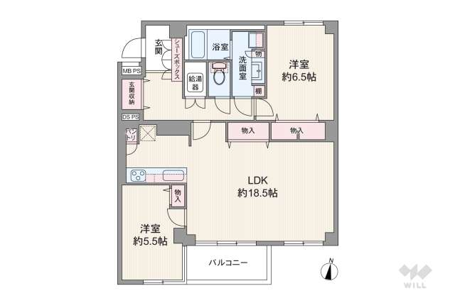 住友池尻ハウス:間取り図面