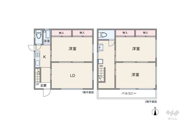 葛飾区高砂2丁目 一戸建て:間取り図面
