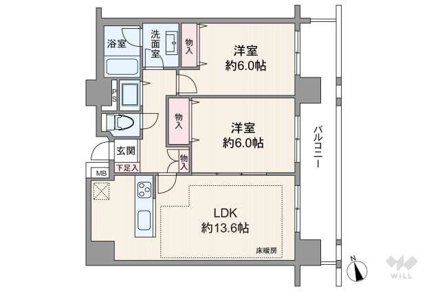 代々木公園パークホームズ:間取り図面