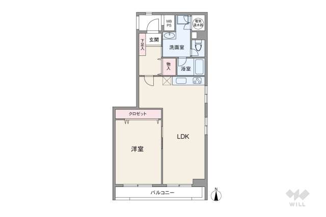 チサンマンション新大阪十番館:間取り図面