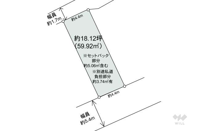 大阪市淀川区十三東4丁目 土地:間取り図面