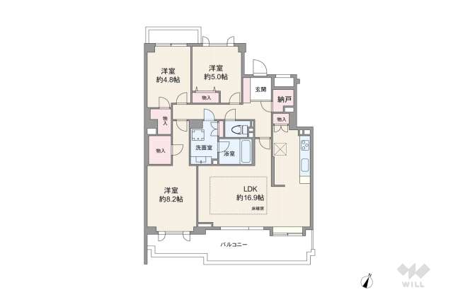 テラス西荻窪:間取り図面