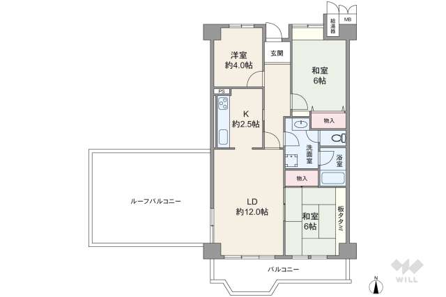 アピア3 シティハイツ逆瀬川:間取り図面