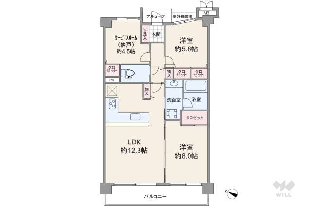 加島駅前アーバンコンフォート:間取り図面